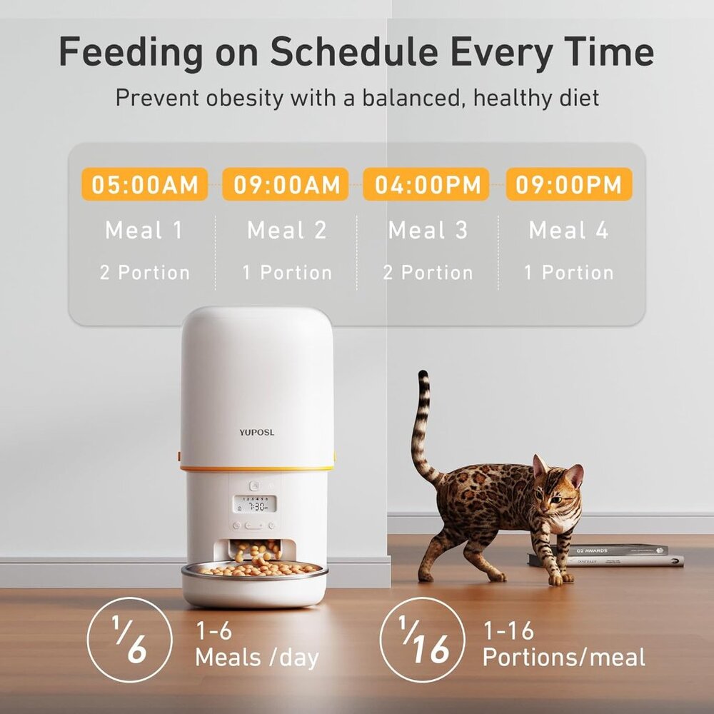 Yuposl Automatic Pet Feeder - Picture 2 of 7